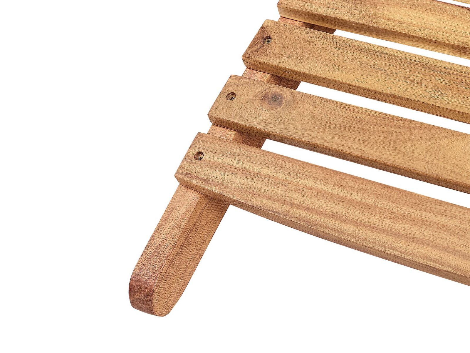 Sonnenliege mit Kissen LUINO Akazienholz Grau - Image 5